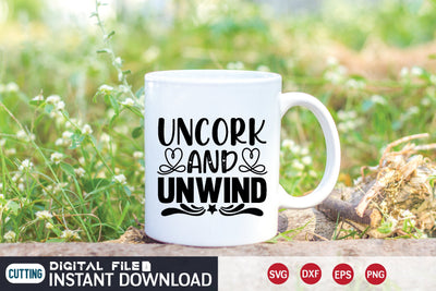 Uncork and unwind SVG md faruk hossain 