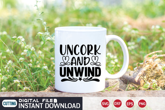 Uncork and unwind SVG md faruk hossain 