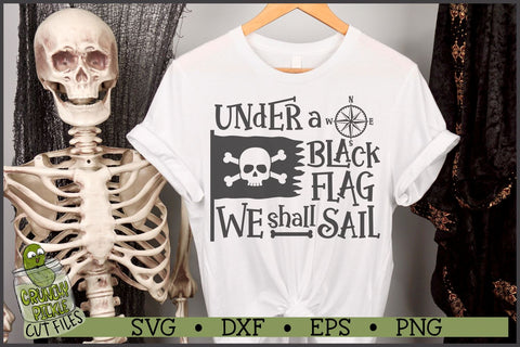 Under a Black Flag Pirate SVG File SVG Crunchy Pickle 