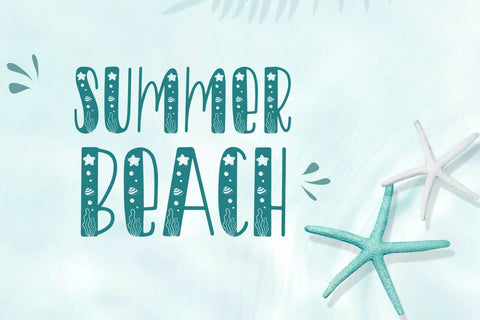 Under Sea Font Font AnningArts Design 