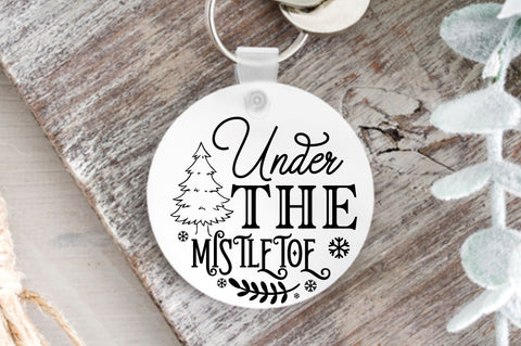Under the mistletoe SVG Design SVG Regulrcrative 