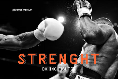 Underbold - Modern Display Font Font Masyafi Studio 