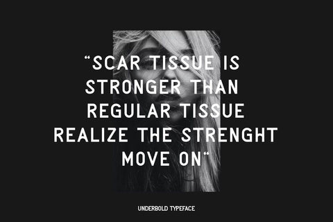 Underbold - Modern Display Font Font Masyafi Studio 