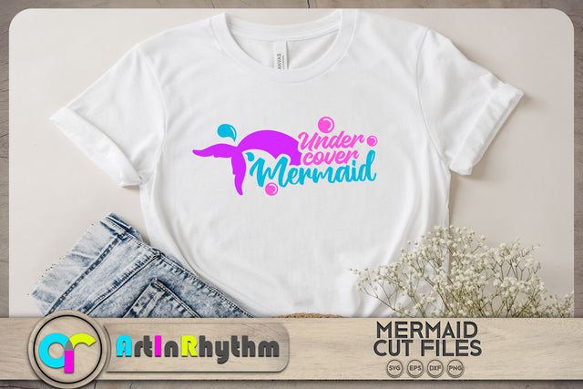 Undercover mermaid SVG SVG Artinrhythm shop 