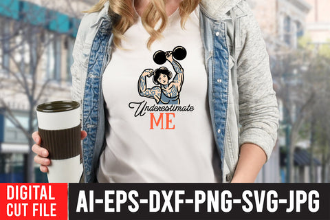 Underestimate Me SVG Cut File SVG BlackCatsMedia 