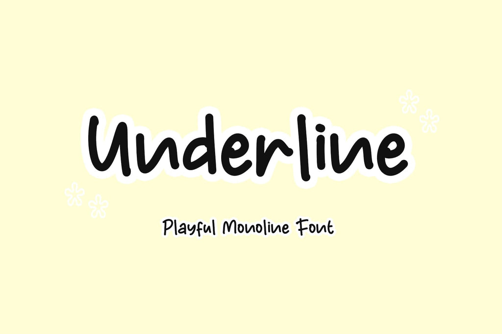 Underline - So Fontsy