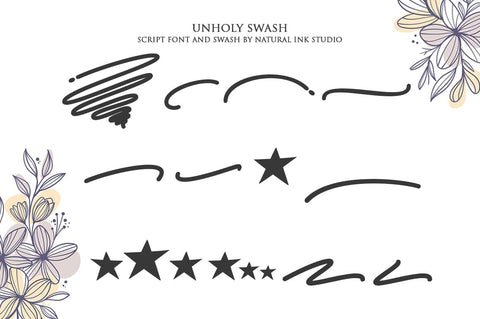 Unholy Font Studio Natural Ink 