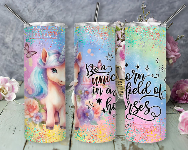 Unicorn 20oz Tumbler Design, Unicorn Wrap Design, Glitter Unicorn Tumbler Wrap, Glitter tumbler Design, Unicorn Design, Digital Download Sublimation DesignSVG 