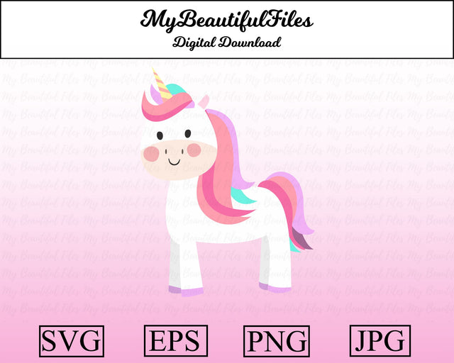 Unicorn - Animal SVG MyBeautifulFiles 