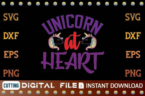 unicorn at heart svg SVG designer krishna 