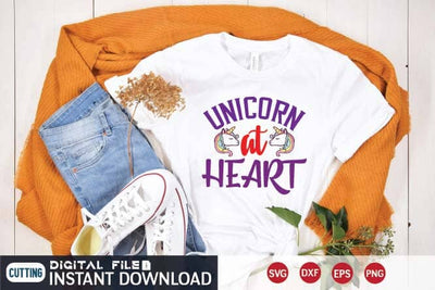 unicorn at heart svg SVG designer krishna 