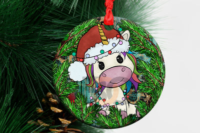 Unicorn Christmas Ornament Png Sublimation Design, Merry Christmas Png, Christmas Ornament Png, Ornament Png, Digital Download Sublimation BOO-design 