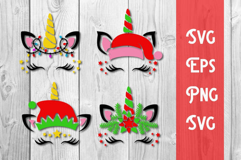 unicorn christmas svg cut file, christmas svg SVG dadan_pm 