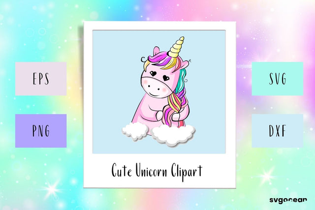 Unicorn Clipart SVG SVG SvgOcean 