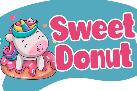 Unicorn Couple Font Stefani Letter 