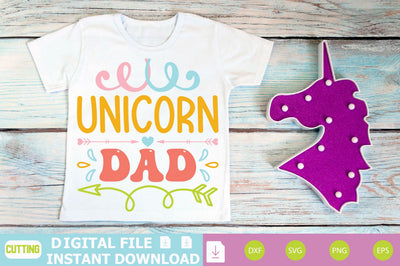 Unicorn Dad SVG Shahin alam 