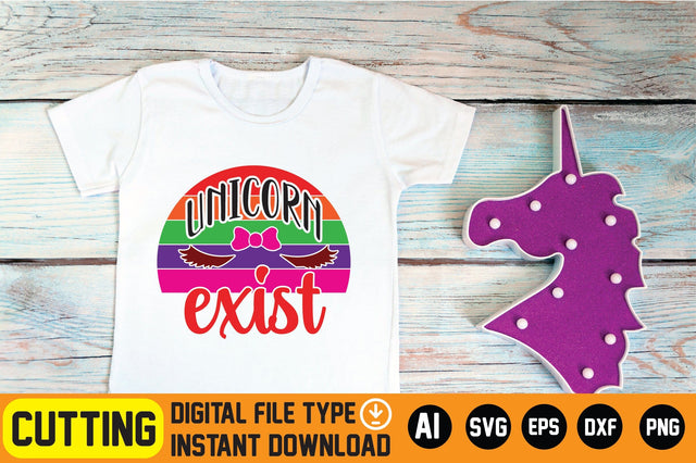 Unicorn Exist SVG CraftlabSvg29 