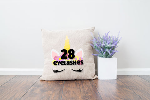 Unicorn Eyelashes SVG Bundle Lashes clipart SVG OrangeBrushStudio 