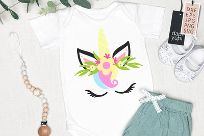 Unicorn Face Magical Unicorn Clipart SVG SVG dapiyupi store 