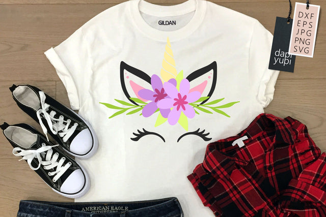 Unicorn Face Magical Unicorn Clipart SVG SVG dapiyupi store 