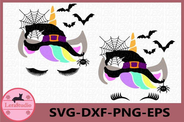 Unicorn face svg SVG Lerastudio 