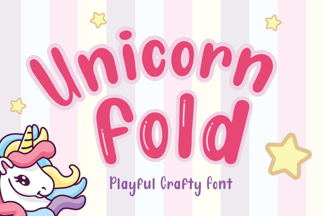 Unicorn Fold - Display Font Font Attype studio 