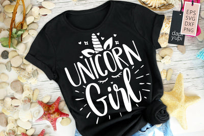Unicorn Girl SVG dapiyupi store 