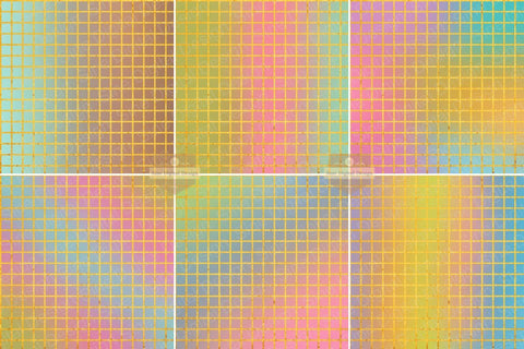 Unicorn Gold Grid Digital Papers Background Digital Pattern SineDigitalDesign 