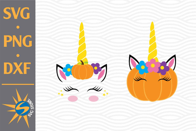 Unicorn Halloween SVG, PNG, DXF Digital Files Include SVG SVGStoreShop 