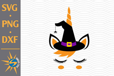 Unicorn Head Halloween SVG, PNG, DXF Digital Files Include SVG SVGStoreShop 