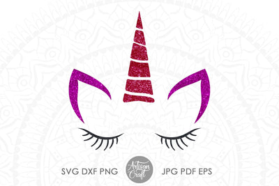 Unicorn head SVG SVG Artisan Craft SVG 