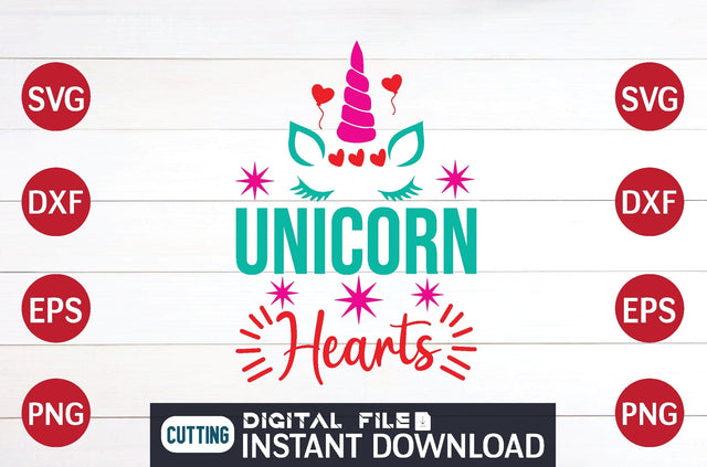Unicorn Hearts svg SVG designer krishna 