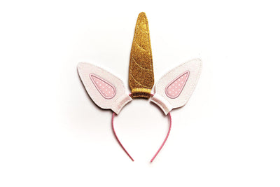 Unicorn Horn and Ears ITH Headband Slider Applique Embroidery Embroidery/Applique DESIGNS Designed by Geeks 