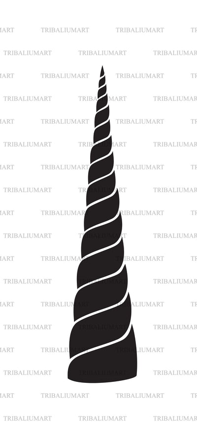 Unicorn horn SVG TribaliumArtSF 