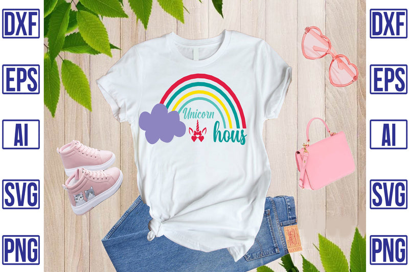 Unicorn Hous SVG CraftlabSvg29 