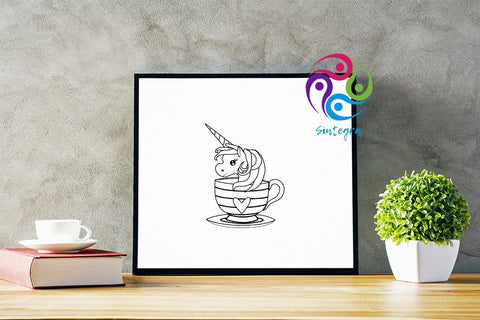 Unicorn In A Cup Svg Mini Bundle SVG Sintegra 