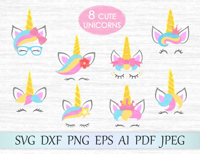 Unicorn kit SVG MagicArtLab
