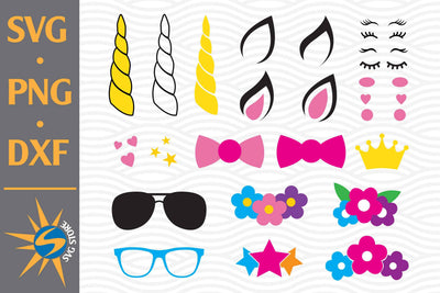 Unicorn Kits SVG, PNG, DXF Digital Files Include SVG SVGStoreShop 