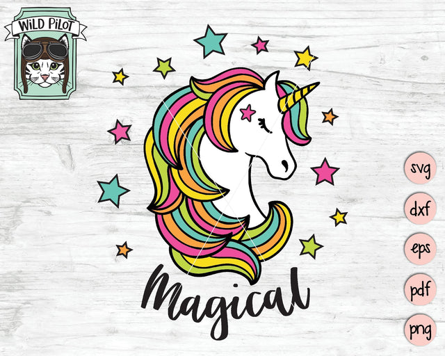 Unicorn Magical SVG Cut File SVG Wild Pilot 