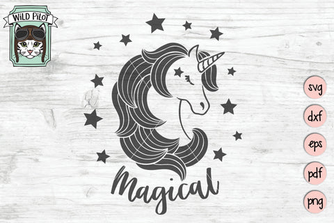 Unicorn Magical SVG Cut File SVG Wild Pilot 