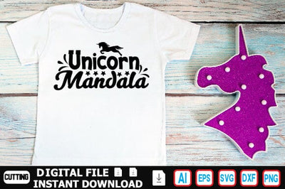 Unicorn Mandala SVG Craftlabsvg24 