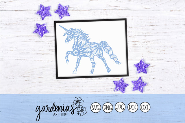 Unicorn Mandala SVG Gardenias Art Shop 