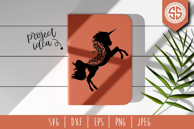 Unicorn Mandala Zentangle SVG SavoringSurprises 