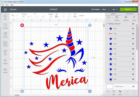 Unicorn Merica Patriotic USA Svg SVG CreativeStudioTM 