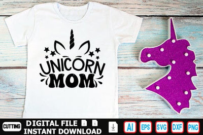Unicorn Mom SVG Craftlabsvg24 
