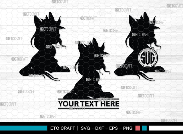 Unicorn Monogram, Unicorn Silhouette, Unicorn SVG, Unicorn Face Svg, Kids Unicorn Svg, Unicorn Eyelashes Svg, SB00413 SVG ETC Craft 