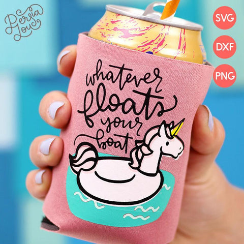 Unicorn Pool Float: Whatever Floats Your Boat SVG Persia Lou 