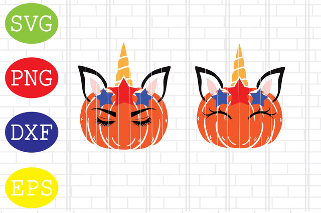 Unicorn Pumpkin Svg, Cauldron Svg, Halloween Svg, Fall Svg, Autumn Svg, Ghost Svg SVG DigitalSvgFiles 