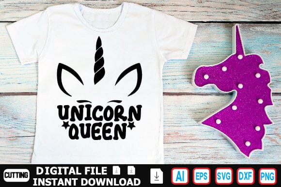 Unicorn Queen SVG Craftlabsvg24 