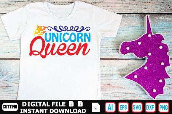 Unicorn Queen SVG Craftlabsvg24 
